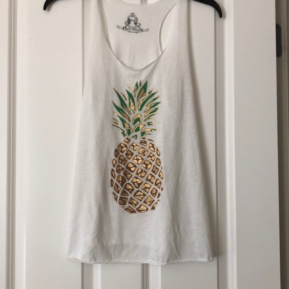 Bear Dance Pineapple Tank Top